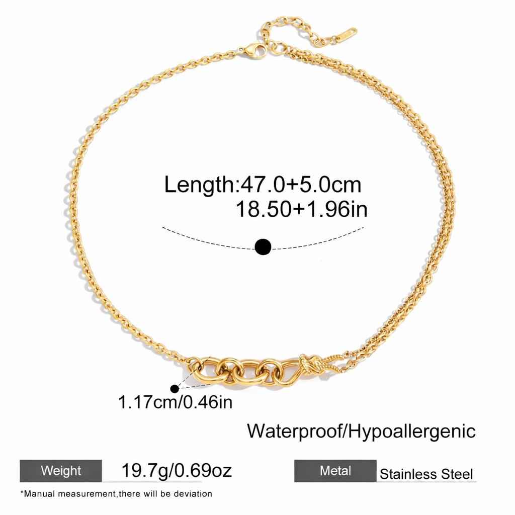 SunKissedBali || 18K PVD gold plated necklace || water resistant , anti tarnish and hypoallergenic